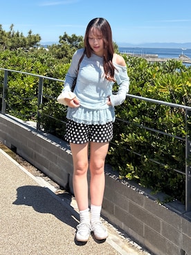 「PANDORA（パンドラ）のアイテム」を使った、natsuki⭐︎さん（レディース・158cm）の夏コーディネート