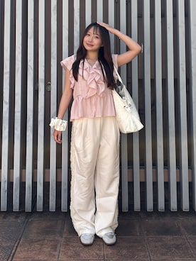 「PANDORA（パンドラ）のアイテム」を使った、natsuki⭐︎さん（レディース・158cm）の夏コーディネート