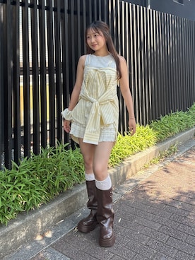 「PANDORA（パンドラ）のアイテム」を使った、natsuki⭐︎さん（レディース・158cm）の夏コーディネート