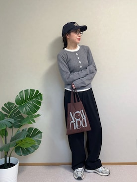 「duei（デュイ）のアイテム」を使った、naccchiiiiさん（レディース・159cm）の秋コーディネート