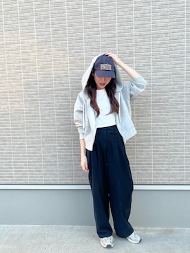 「duei（デュイ）のアイテム」を使った、naccchiiiiさん（レディース・159cm）の秋コーディネート