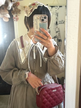 「Samansa Mos2（サマンサ モスモス）のアイテム（ワンピース/ドレス）」を使った、アサガオさん（レディース・155cm）の春コーディネート