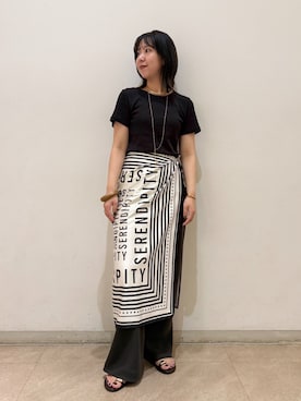 「LE TALON（ルタロン）のアイテム」を使った、uedaさん（レディース・160cm）の夏コーディネート