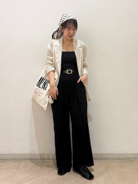 「LE TALON（ルタロン）のアイテム」を使った、uedaさん（レディース・160cm）の夏コーディネート
