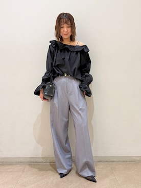 「LE TALON（ルタロン）のアイテム」を使った、uedaさん（レディース・160cm）の春コーディネート