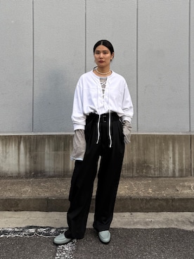 「SEEALL（シーオール）のアイテム」を使った、YUIさん（レディース・164cm）の春コーディネート