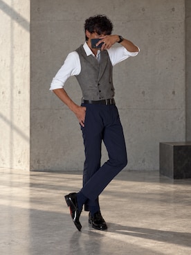 「LACOSTE（ラコステ）のアイテム」を使った、Na:katenさん（メンズ・170cm）の秋コーディネート