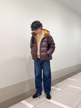 「アイテム（スニーカー）」を使った、takehiro31さん（メンズ・176cm・10代）の冬コーディネート