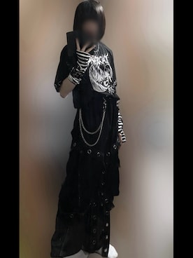 「アイテム（アームカバー）」を使った、rilscさん（メンズ・169cm）の秋コーディネート