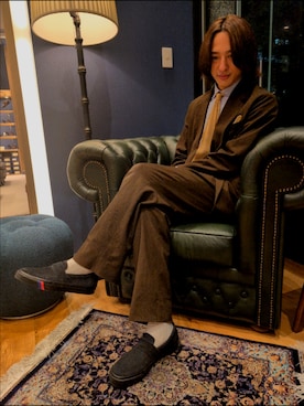 「PRO-Keds（プロケッズ）のアイテム」を使った、Berwick OSAKAさん（メンズ・181cm）の春コーディネート