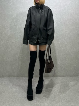 前原愛唯さん(レディース・165cm)の秋コーディネート