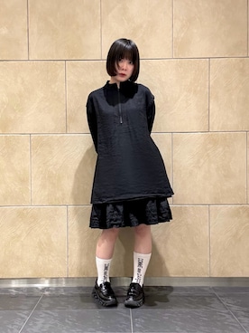 「EVOL（イーボル）のアイテム」を使った、meiさん（レディース・165cm）の秋コーディネート