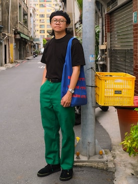 「アイテム（帽子）」を使った、CHLeeさん（メンズ・167cm・30代）の夏コーディネート