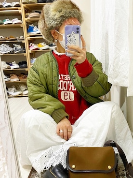 FREAK'S STORE(フリークスストア)の「【WEB限定】Gerry Cosby×FREAK'S STORE/ジェリー・コスビー Cosby別注カレッジロゴスウェット(スウェット)」 - WEAR FREAK'S STORE(フリークスストア)の「【WEB限定】Gerry Cosby×FREAK'S STORE/ジェリー・コスビー Cosby別注カレッジロゴスウェット(スウェット)」 - WEAR