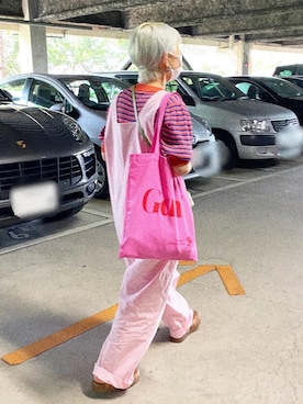 「MURRAL（ミューラル）のアイテム（バッグ）」を使った、MARIAさん（レディース・148cm）の夏コーディネート