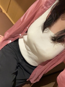 「アイテム（タンクトップ）」を使った、Ayuさん（レディース・167cm）の夏コーディネート