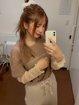 「シュシュ」｜rinasuさん（レディース・163cm・20代）の夏コーディネート
