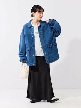「FREAK'S STORE（フリークスストア）のアイテム（マウンテンパーカー）」を使った、こまなかひとみさん（レディース・157cm）の冬コーディネート