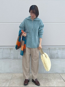 天本さん(レディース・165cm)の冬コーディネート