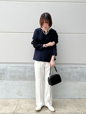 天本さん（レディース・165cm）の冬コーディネート