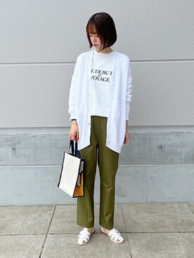 天本さん(レディース・165cm)の春コーディネート