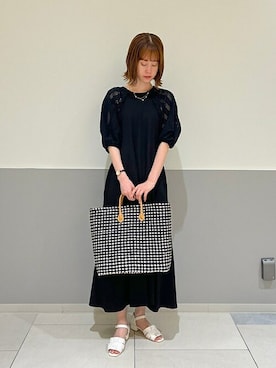 天本さん(レディース・165cm)の春コーディネート