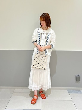 天本さん（レディース・165cm）の夏コーディネート