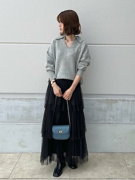 天本さん（レディース・165cm）の秋コーディネート
