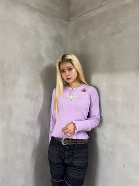 HYSTERIC GLAMOURのトップスを使った「チョーカー」の人気ファッション