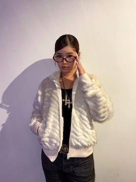 「バックプリント」｜「アイテム（ジャケット/アウター）」を使った、★nana★さん（レディース・159cm）の秋コーディネート