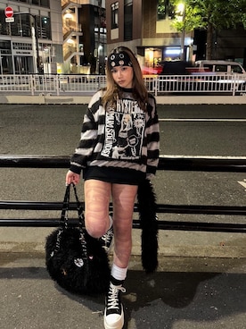 「HYSTERIC GLAMOUR（ヒステリックグラマー）のアイテム」を使った、★nana★さん（レディース・159cm）の秋コーディネート