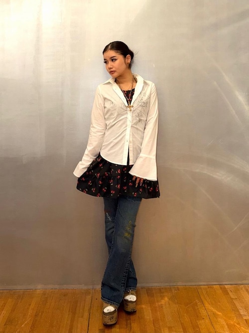 HYSTERIC GLAMOUR（ヒステリックグラマー） ワンピース SKULL CHERRY柄