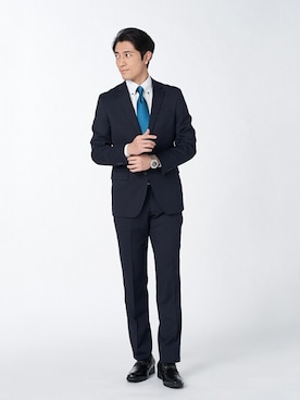 「アイテム（ネクタイ）」を使った、TOKYO_SHIRTSさん（メンズ・180cm）の春コーディネート