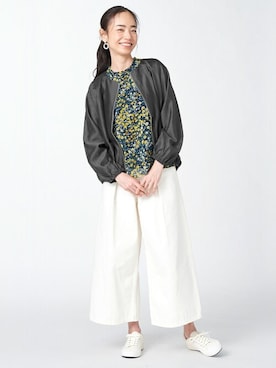 「BRICK HOUSE by TOKYO SHIRT」｜「アイテム（ブルゾン）」を使った、TOKYO_SHIRTSさん（レディース・173cm）の春コーディネート