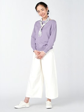 「春ニット」｜「アイテム（財布/小物）」を使った、TOKYO_SHIRTSさん（レディース・173cm）の春コーディネート