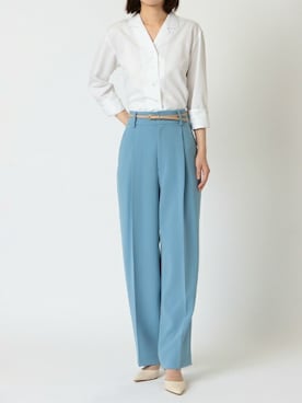 「アイテム（ビジネスシャツ）」を使った、TOKYO_SHIRTSさん（レディース・166cm）の春コーディネート