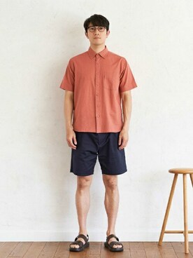 「ショーパン」｜TOKYO_SHIRTSさん（メンズ・180cm）の春コーディネート