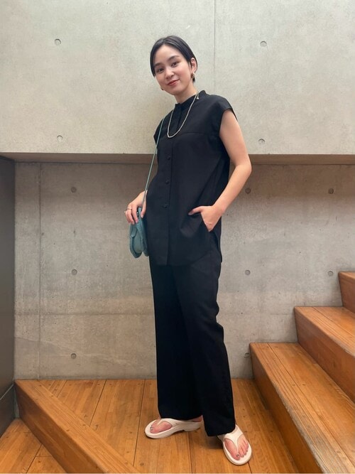 セール】リネンブレンドスラックスパンツ（スラックス）｜JOURNAL