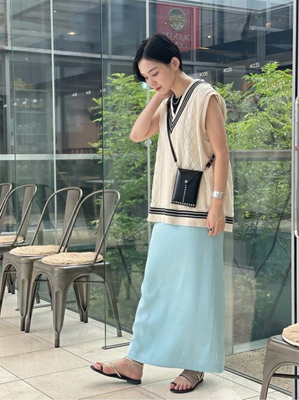 journal standard L'essage（ジャーナルスタンダードレサージュ）の「サテンマキシスカート（スカート）」 - WEAR