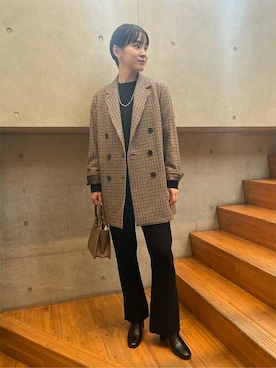 「JOURNAL STANDARD（ジャーナルスタンダード）のアイテム」を使った、TOYAMAさん（レディース・165cm）の秋コーディネート