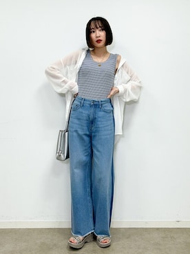 chikaさん（レディース・160cm）の春コーディネート