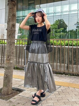 chikaさん（レディース・160cm）の春コーディネート