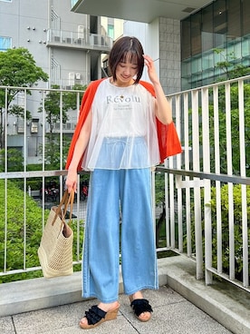 chikaさん（レディース・160cm）の夏コーディネート