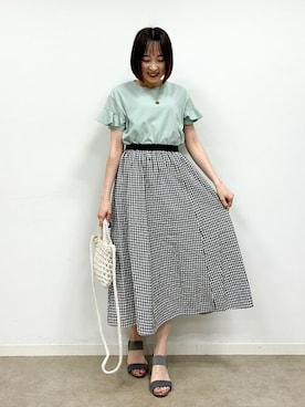 chikaさん（レディース・160cm）の夏コーディネート