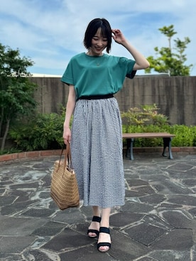chikaさん（レディース・160cm）の夏コーディネート