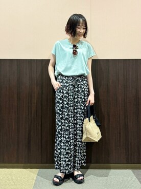 chikaさん（レディース・160cm）の夏コーディネート