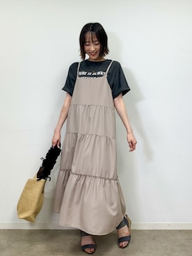 chikaさん（レディース・160cm）の夏コーディネート