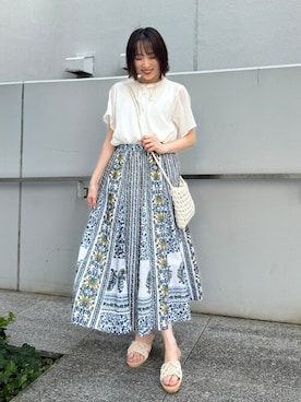 chikaさん（レディース・160cm）の夏コーディネート