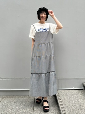 chikaさん（レディース・160cm）の夏コーディネート