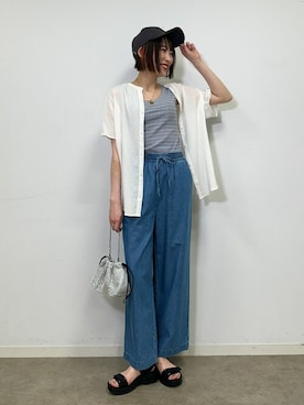 chikaさん（レディース・160cm）の夏コーディネート